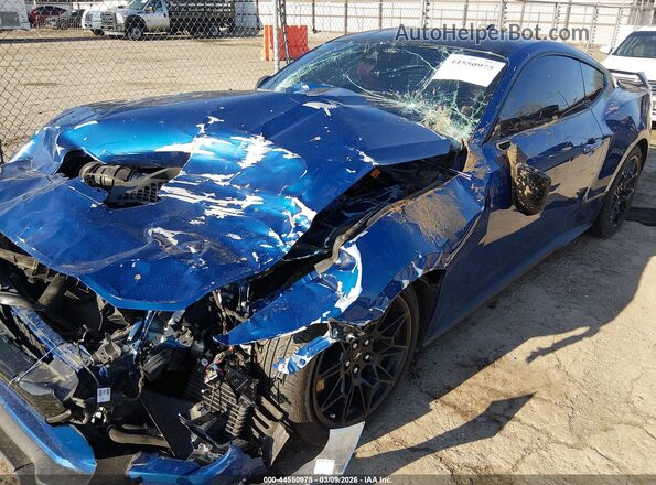 1FA6P8CF2R5401365 2024 FORD MUSTANG Blue Widok z przodu