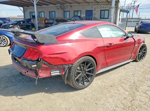 1FA6P8CF3K5194863 2019 FORD MUSTANG Красный Задняя правая четверть