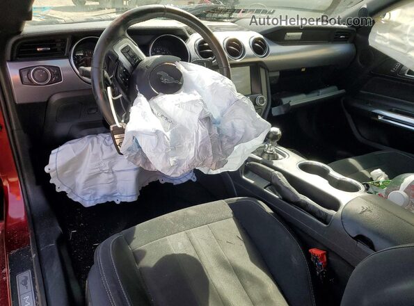 1FA6P8CF3K5194863 2019 FORD MUSTANG Красный Вид панели приборов