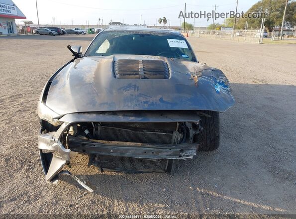 1FA6P8CF4K5201741 2019 FORD MUSTANG Gray Vista interior trasera