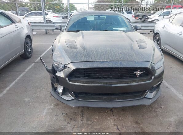 1FA6P8CF5G5228213 2016 FORD MUSTANG Серый Вид щитка приборов