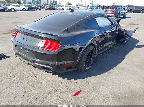1FA6P8CF5N5131817 2022 FORD MUSTANG Черный Задняя правая четверть