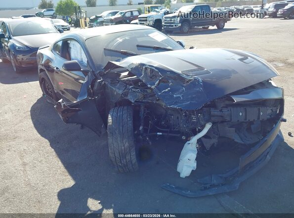 1FA6P8CF5N5131817 2022 FORD MUSTANG Черный Вид спереди