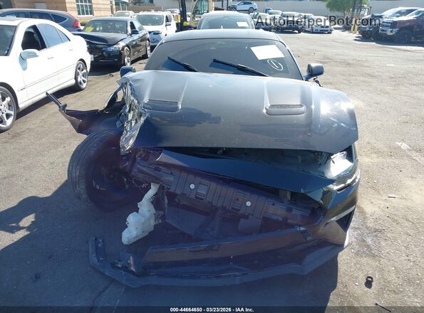 1FA6P8CF5N5131817 2022 FORD MUSTANG Черный Вид задней части салона