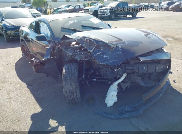 1FA6P8CF5N5131817 2022 FORD MUSTANG Черный Передняя правая четверть