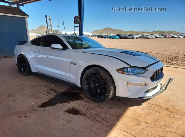1FA6P8CF5P5307185 2023 FORD MUSTANG Белый Передняя правая четверть