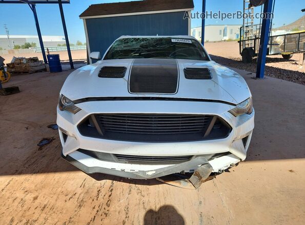 1FA6P8CF5P5307185 2023 FORD MUSTANG Белый Вид спереди