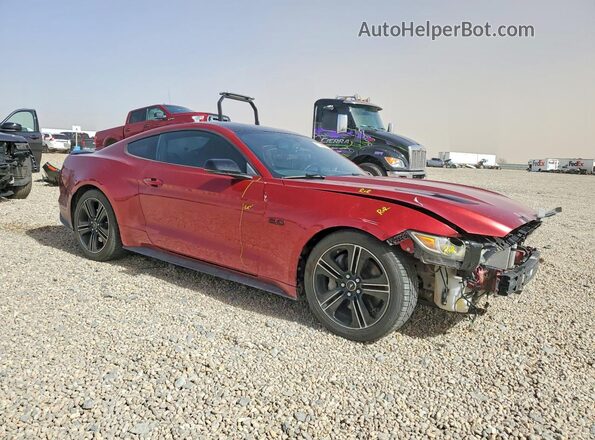 1FA6P8CF6G5333312 2016 FORD MUSTANG Темно-бордовый Передняя правая четверть