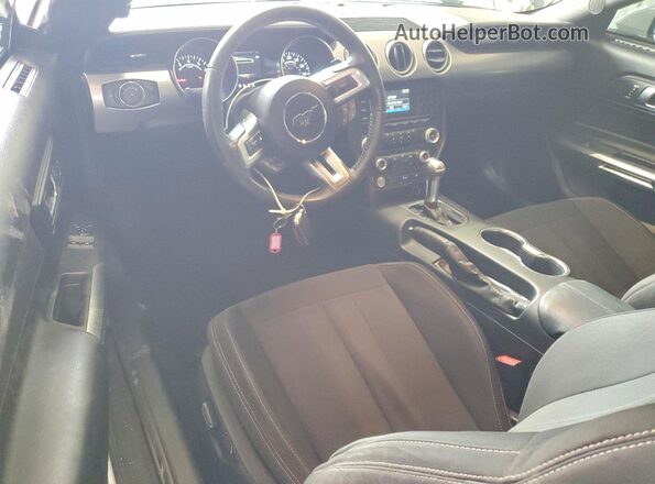 1FA6P8CF6J5129164 2018 FORD MUSTANG White Vista del salpicadero