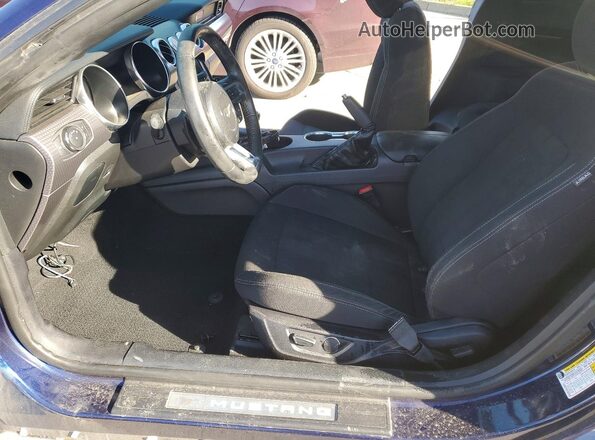 1FA6P8CF8K5176603 2019 FORD MUSTANG Blue Սալոնի դիմացի տեսք