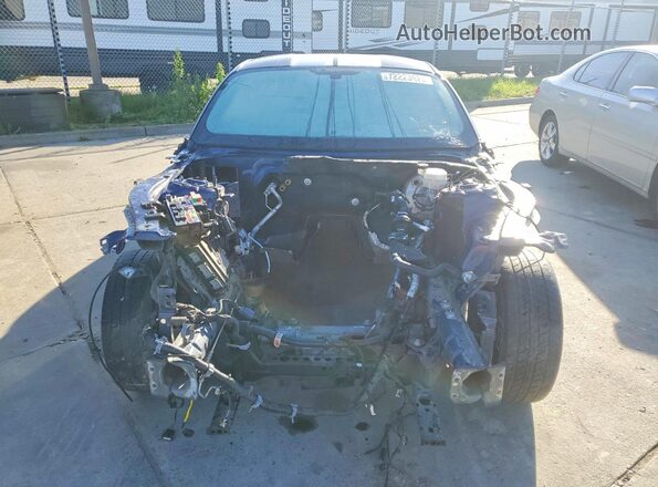 1FA6P8CF8K5176603 2019 FORD MUSTANG Blue Դիմացի տեսք