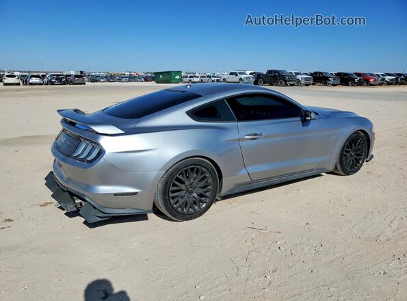 1FA6P8CF8L5103913 2020 FORD MUSTANG Серебряный Задняя правая четверть