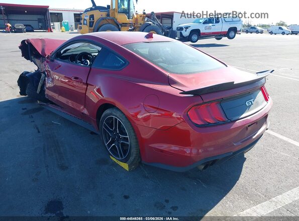 1FA6P8CFXM5157358 2021 FORD MUSTANG Красный Задняя левая четверть