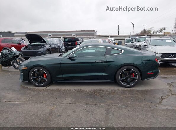 1FA6P8K06K5501116 2019 FORD MUSTANG Зеленый Панорамный вид салона 360°