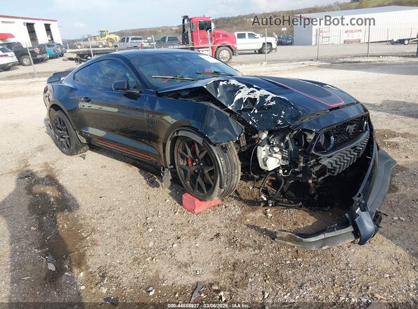 1FA6P8R07N5551744 2022 FORD MUSTANG Черный Передняя правая четверть