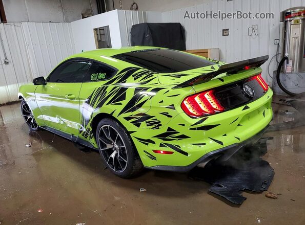 1FA6P8TD5L5103690 2020 FORD MUSTANG Зеленый Задняя левая четверть