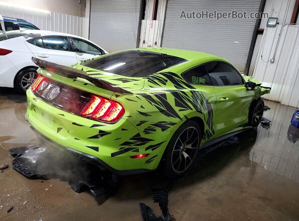 1FA6P8TD5L5103690 2020 FORD MUSTANG Зеленый Задняя правая четверть