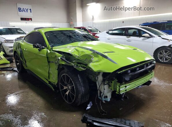 1FA6P8TD5L5103690 2020 FORD MUSTANG Зеленый Передняя правая четверть