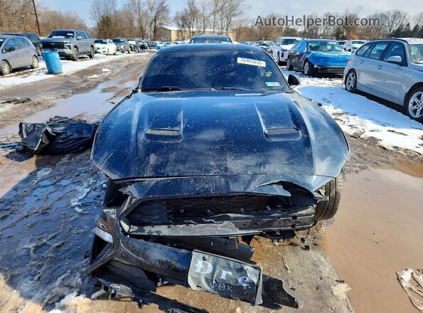 1FA6P8TH0J5112460 2018 FORD MUSTANG Черный Вид спереди