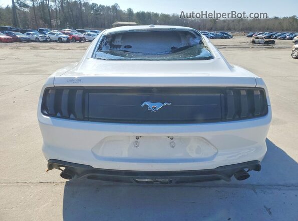 1FA6P8TH0K5199357 2019 FORD MUSTANG Белый Вид сзади