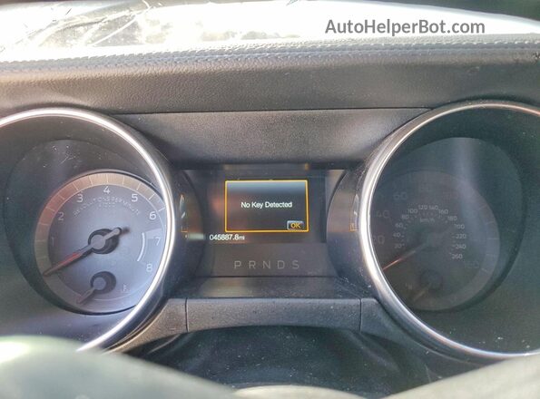 1FA6P8TH0K5199357 2019 FORD MUSTANG Белый Вид щитка приборов
