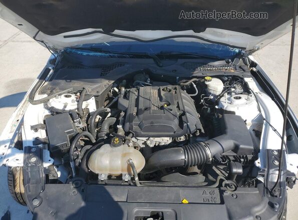 1FA6P8TH0K5199357 2019 FORD MUSTANG Белый Вид задней части салона