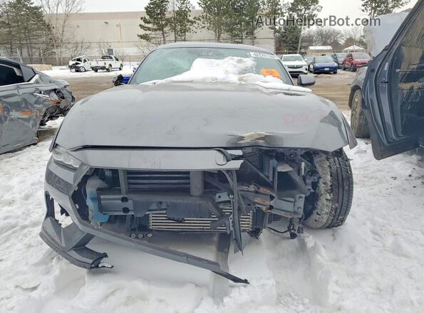 1FA6P8TH0R5120800 2024 FORD MUSTANG Gray Widok z przodu