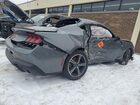 2024 Ford Mustang Gray vin: 1FA6P8TH0R5120800 Damage: Right Qtr Glass, Broken, Replacement Required