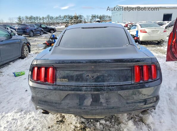 1FA6P8TH2H5304540 2017 FORD MUSTANG Черный Вид сзади