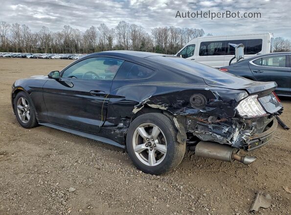 1FA6P8TH2J5159120 2018 FORD MUSTANG Черный Задняя левая четверть
