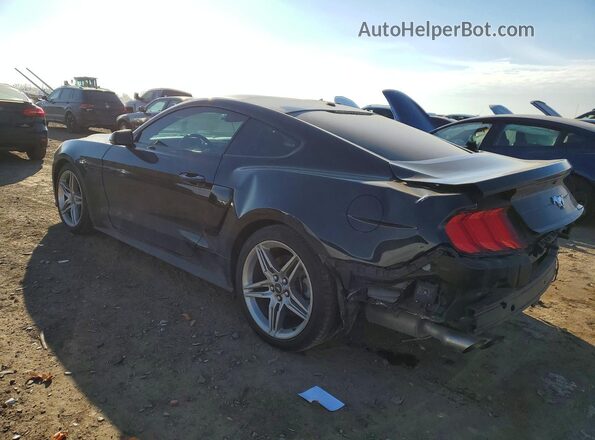 1FA6P8TH2K5130296 2019 FORD MUSTANG Black Задня ліва чверть