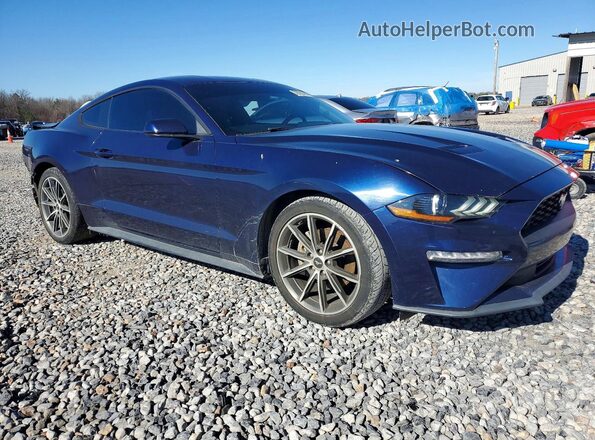 1FA6P8TH2K5139726 2019 FORD MUSTANG Blue Przód prawy