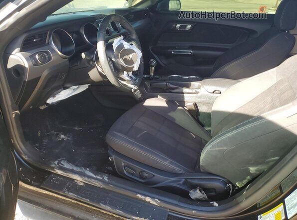1FA6P8TH2L5102936 2020 FORD MUSTANG Black Vista interior delantera