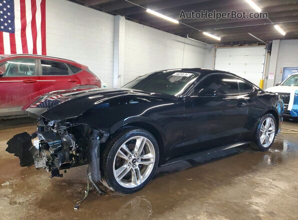 1FA6P8TH2L5102936 2020 FORD MUSTANG Black Vista tres cuartos delantera izquierda