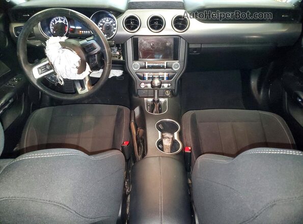 1FA6P8TH2L5102936 2020 FORD MUSTANG Black Vista del salpicadero