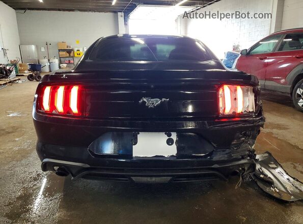1FA6P8TH2L5102936 2020 FORD MUSTANG Black Vista trasera