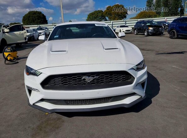 1FA6P8TH2M5102985 2021 FORD MUSTANG White Widok z przodu
