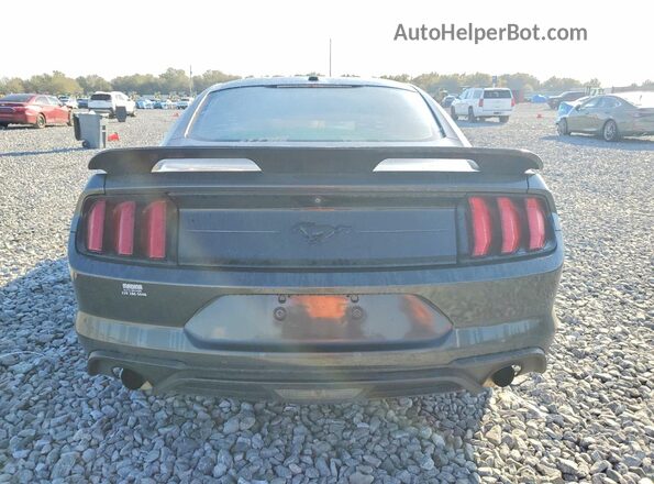 1FA6P8TH3K5167082 2019 FORD MUSTANG Gray Вид ззаду