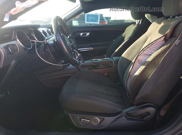 1FA6P8TH3K5167082 2019 FORD MUSTANG Gray Вид салону спереду