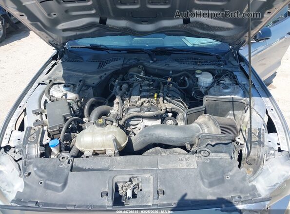 1FA6P8TH3N5106111 2022 FORD MUSTANG Серебряный Вид сзади
