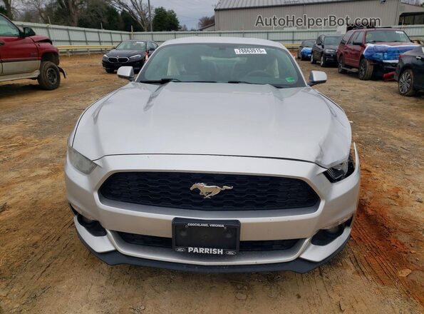 1FA6P8TH4H5247015 2017 FORD MUSTANG Серебряный Вид спереди