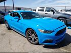 2017 Ford Mustang Ecoboost Blue vin: 1FA6P8TH4H5259651