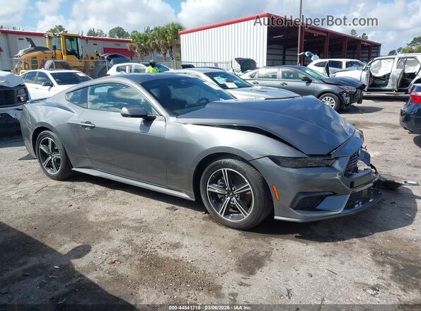 1FA6P8TH4S5129120 2025 FORD MUSTANG Серый Передняя правая четверть
