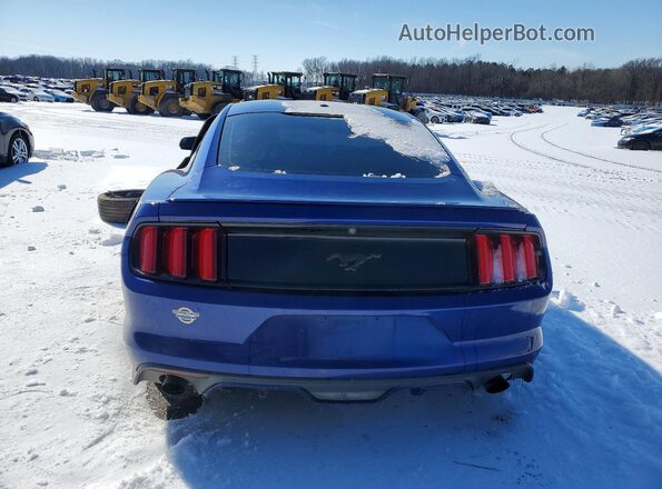 1FA6P8TH5G5312324 2016 FORD MUSTANG Синий Вид сзади