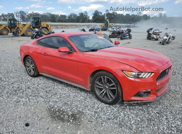 1FA6P8TH7G5268861 2016 FORD MUSTANG Красный Передняя правая четверть