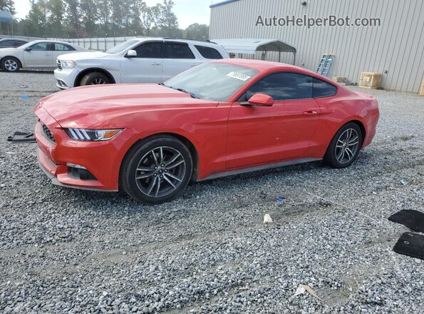1FA6P8TH7G5268861 2016 FORD MUSTANG Красный Передняя левая четверть