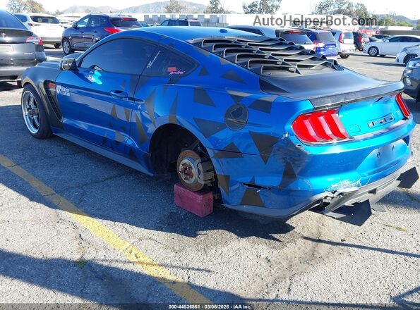 1FA6P8TH7K5143769 2019 FORD MUSTANG Синий Задняя левая четверть