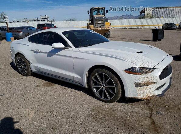 1FA6P8TH7K5175668 2019 FORD MUSTANG Белый Передняя правая четверть