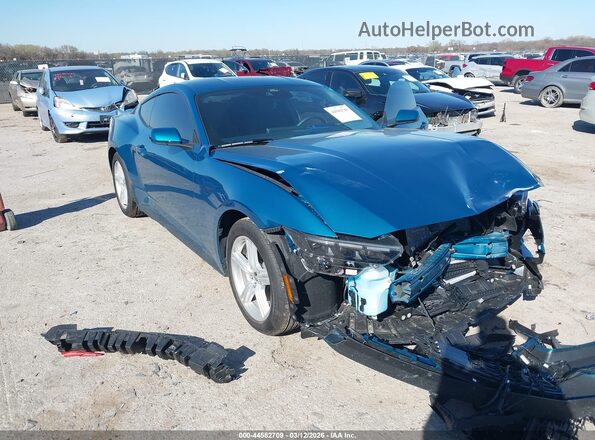 1FA6P8TH8T5101435 2026 FORD MUSTANG Blue Delantero derecho