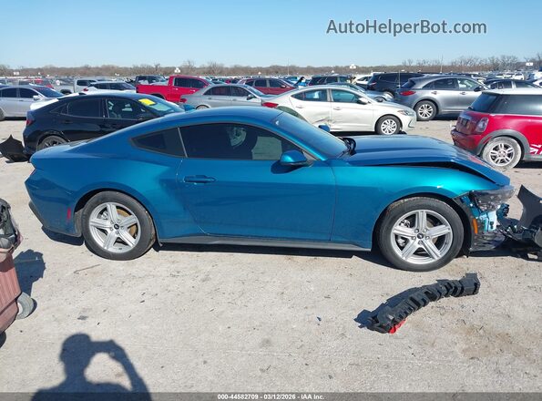 1FA6P8TH8T5101435 2026 FORD MUSTANG Blue Vista interior de 360 grados
